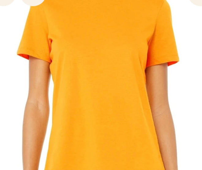 Women's Relaxed Jersey Short Sleeve Tee (custom made to order)