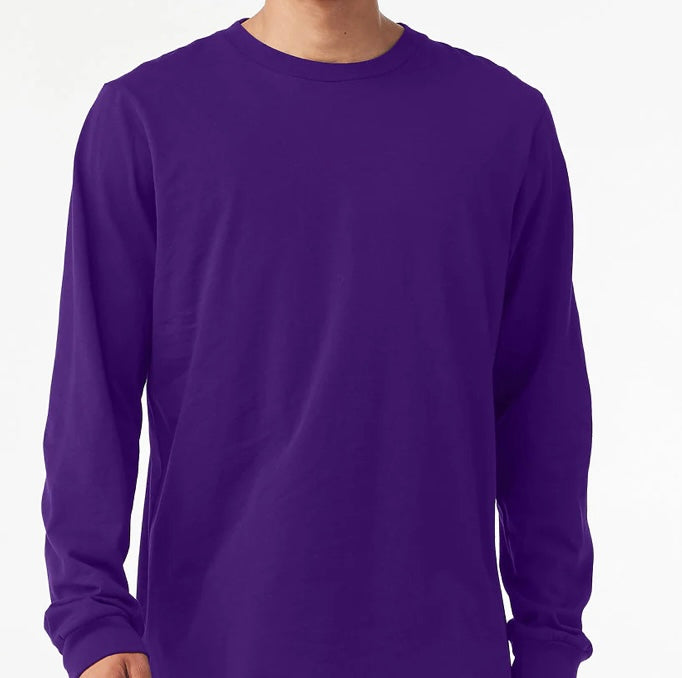 Unisex Jersey Long Sleeve Tee (custom made to order )